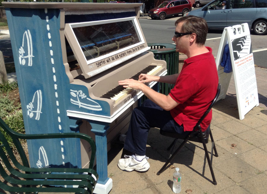 BobMcKay on Blue Suade Shoes Piano.JPG